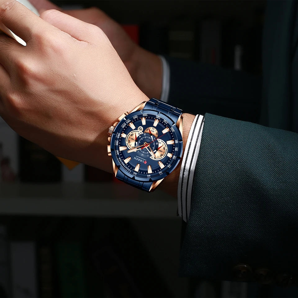 Constant elegance watch, navy blue