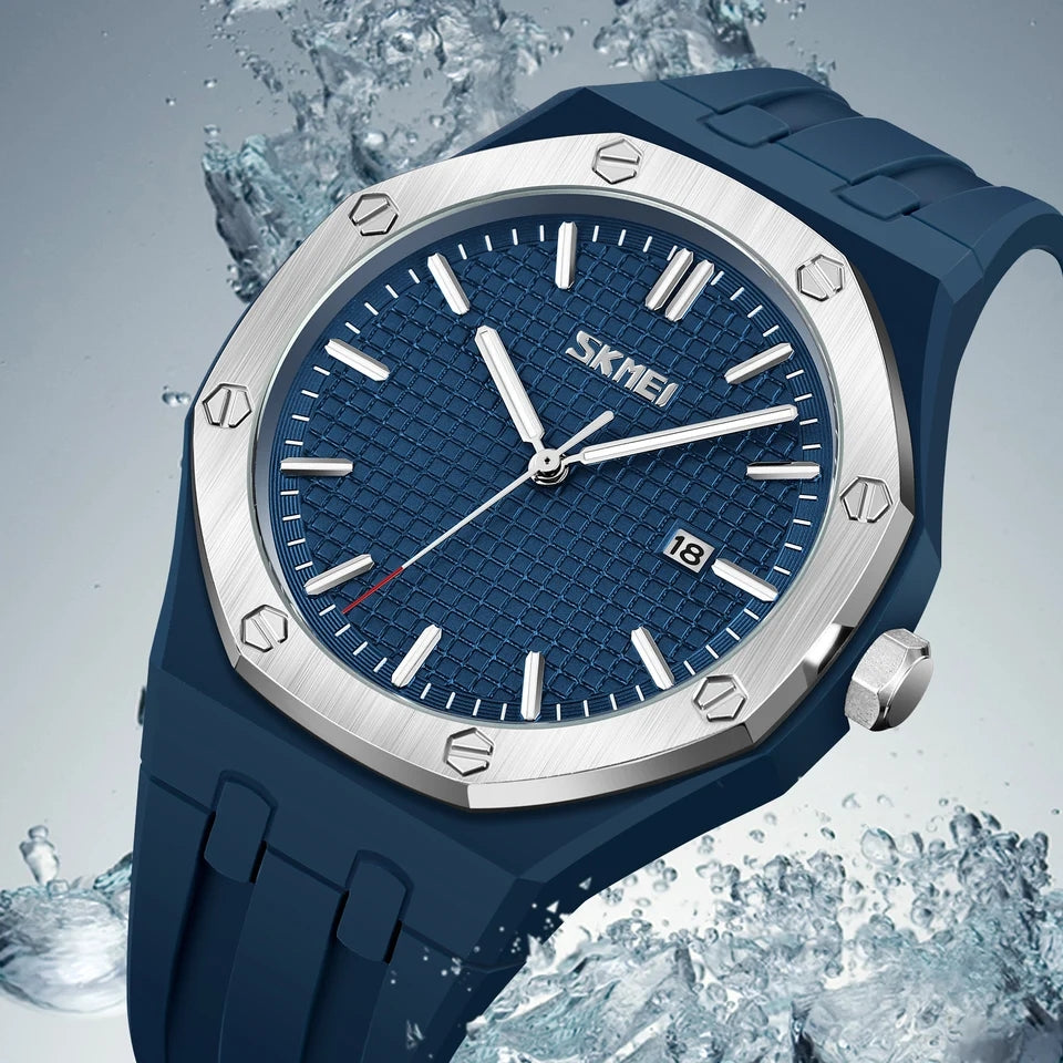 Water-Resistant Design
While we’ve enhanced the design to be more water-resistant, please note that it’s suited for everyday splashes and rain, not for swimming or diving. It’s perfect for those occasional splashes and helps maintain the watch’s longevity.