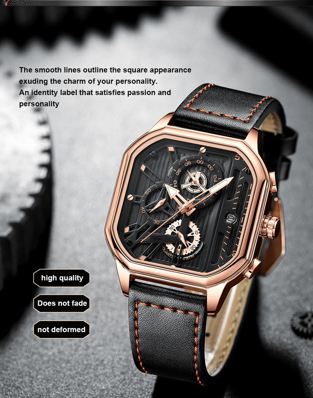 Eterni Time brown watch