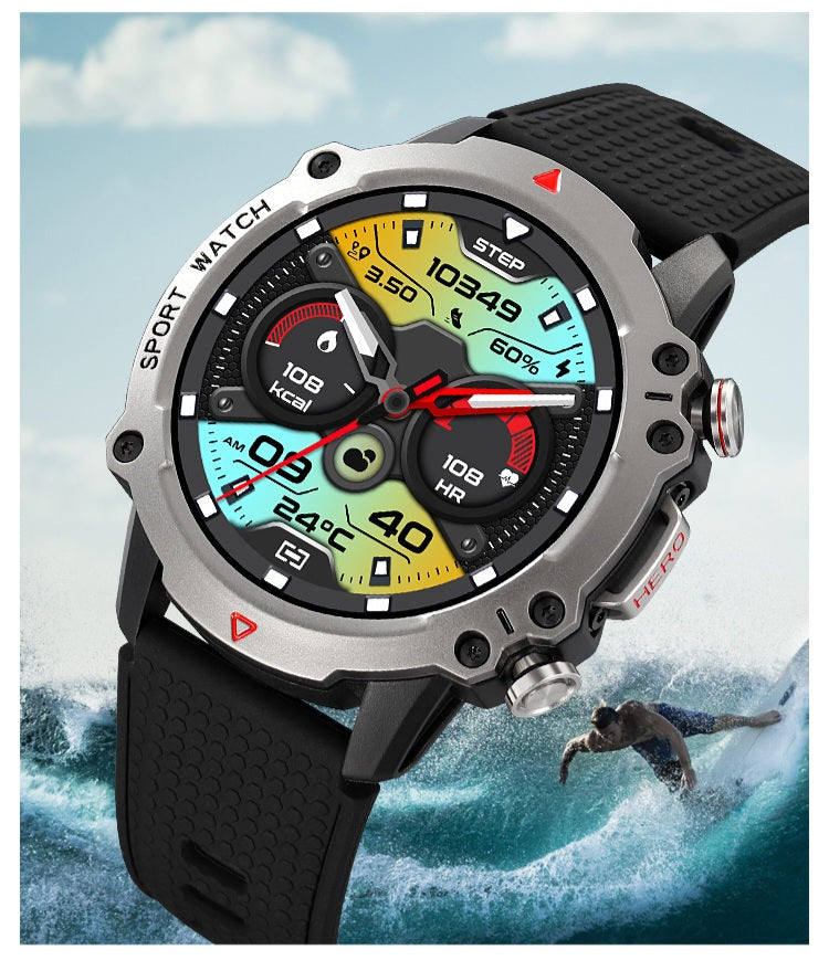 Water-Resistant Design
"Our waterproof watch features a robust seal and water-resistant materials, withstanding depths up to [specify depth] meters. It’s perfect for swimming, diving, and daily wear."