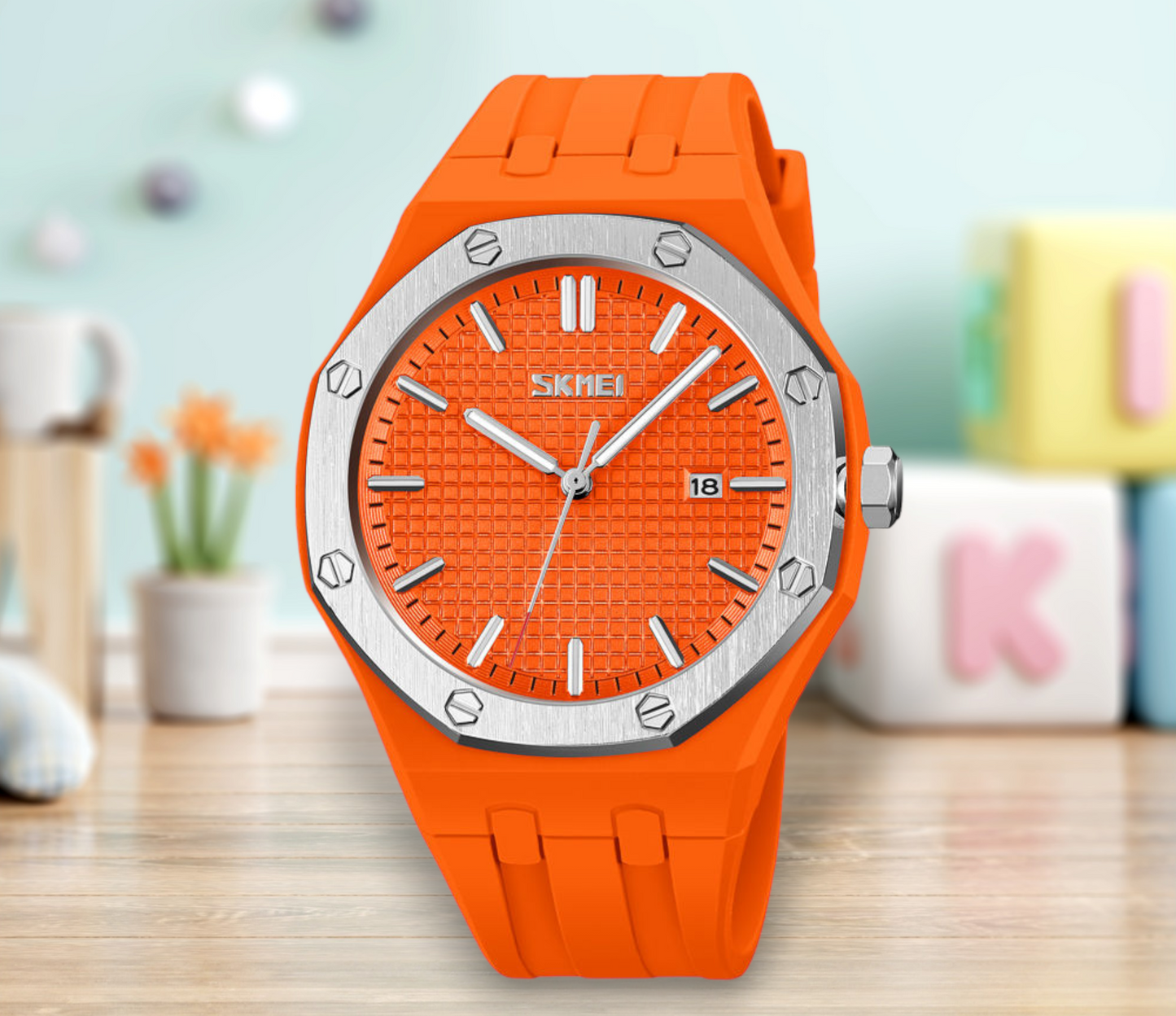 Business Men's Watch Orange