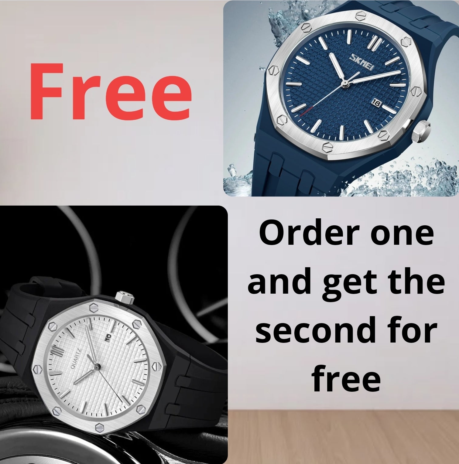 Free offer: buy one piece and get the other for free